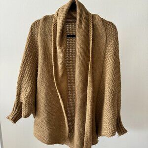 Shawl collar knit cardigan